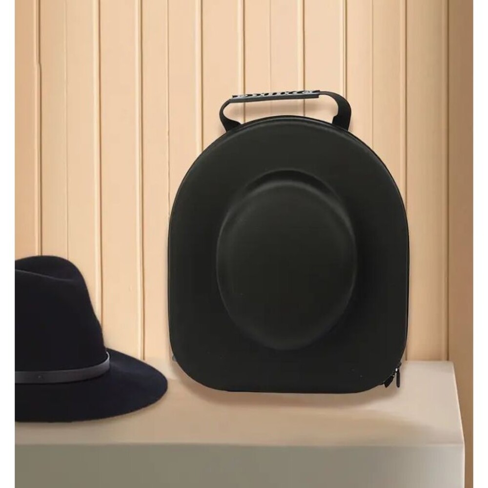 Travel Box Hat Carrier - Large Panama Fedora Cowboy Hats Crush-Proof Case Unisex